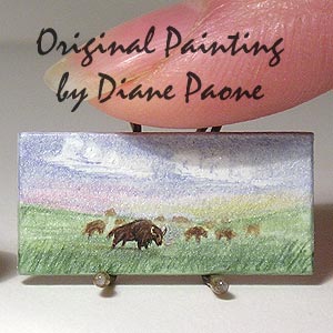 Miniature Painting by Diane Paone