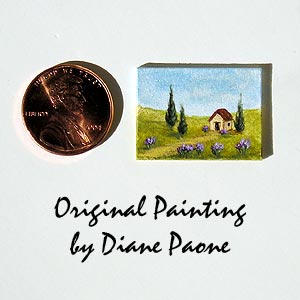 Miniature Painting by Diane Paone