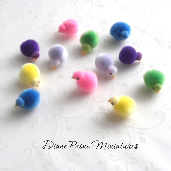 fluffy easter chick toys